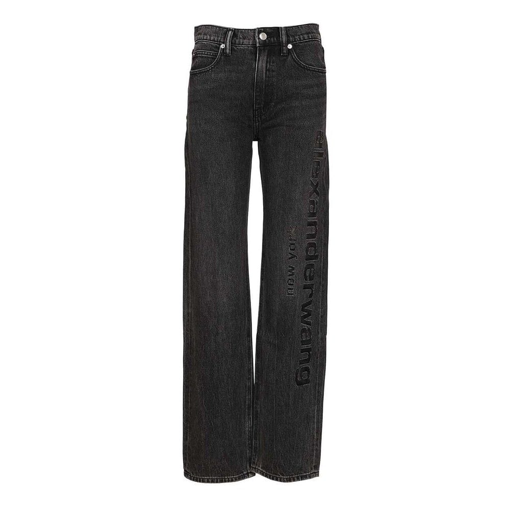 Alexander wang - Jeans 'Mid-Rise Straight-Leg' pour Femmes