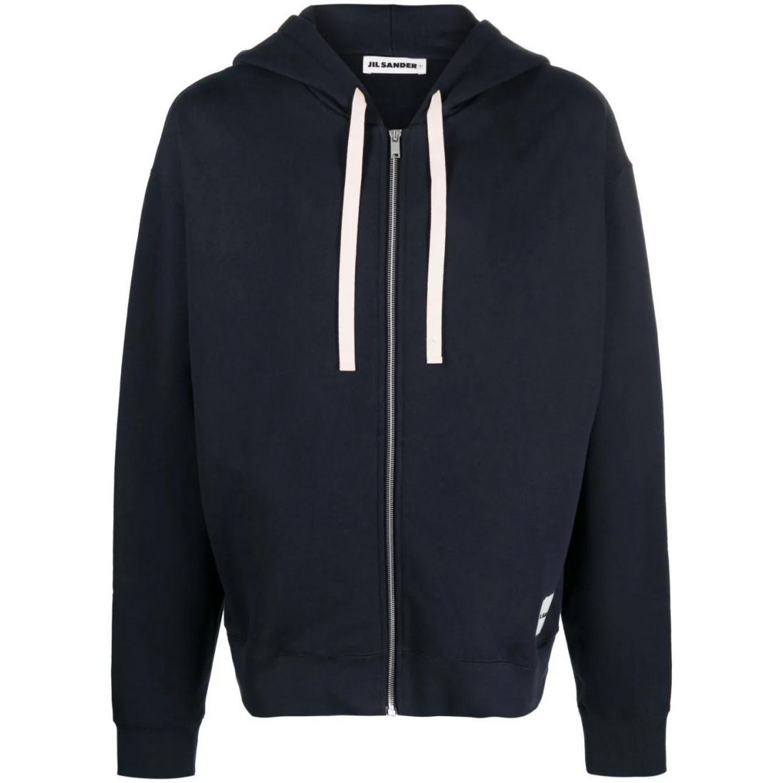 Jil sander - Sweatshirt à capuche  'Logo-Patch Zip-Up' pour Hommes