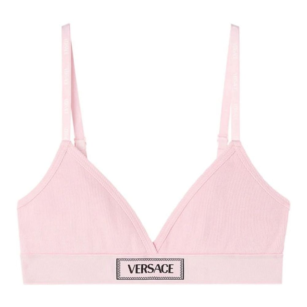 Versace - Soutien-gorge 'Logo-Patch' pour Femmes