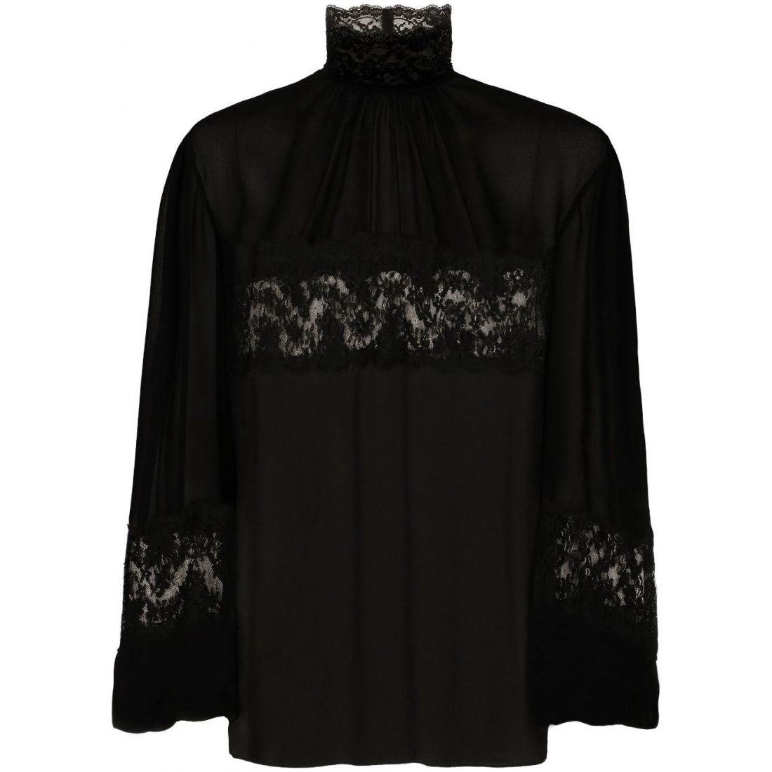 Dolce & Gabbana - Blouse à manches longues 'Lace Embellished' pour Femmes