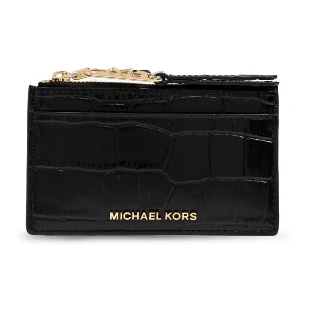 Michael michael kors - Porte-carte 'Crocodile-Embossed' pour Femmes