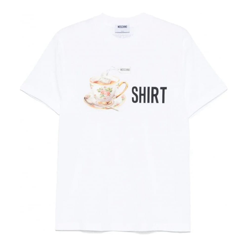 Moschino - T-shirt 'Graphic-Print' pour Femmes