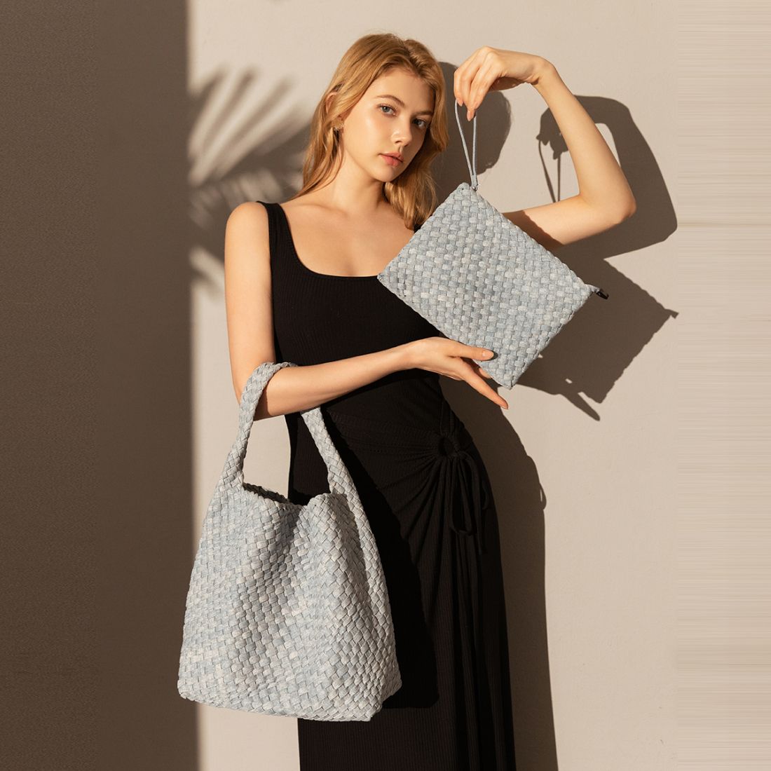 Cilela - Sac Cabas 'Tranquil Woven Large' pour Femmes
