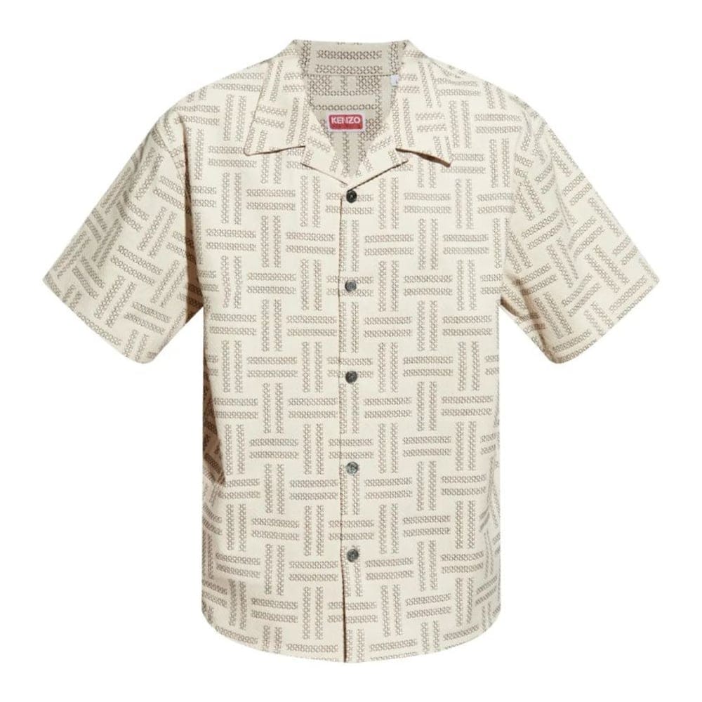 Kenzo - Chemise à manches courtes 'Weave' pour Hommes
