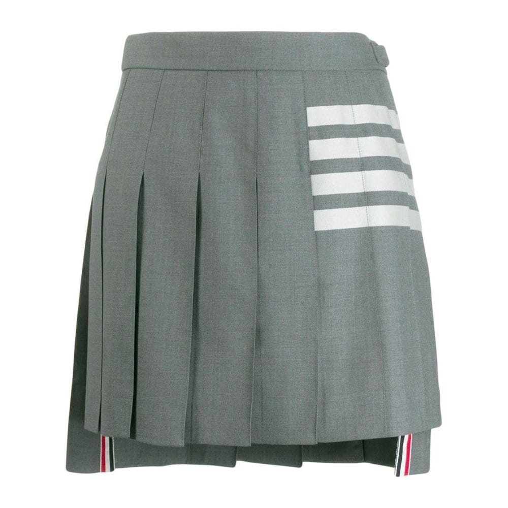 Thom browne - Mini Jupe '4-Bar Pleated' pour Femmes
