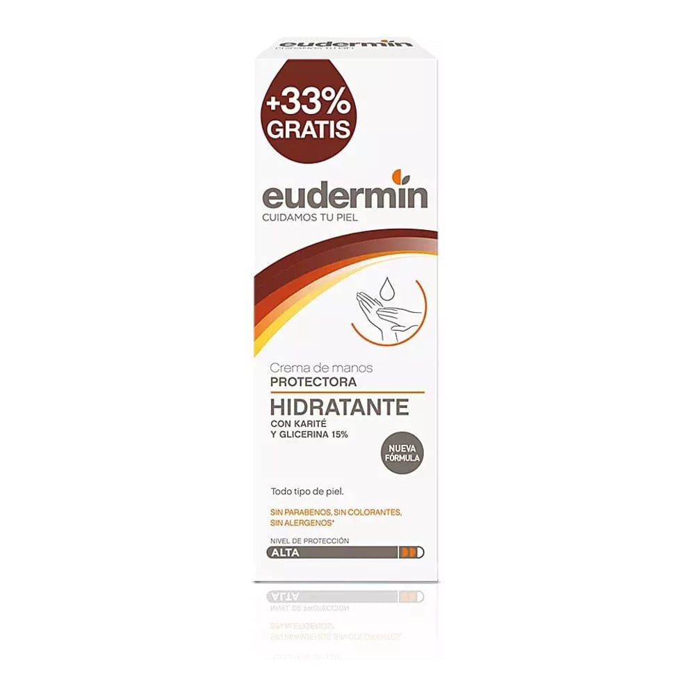 Eudermin - Crème pour les mains 'Moisturizing & Protective' - Tous types de peau, 100 ml