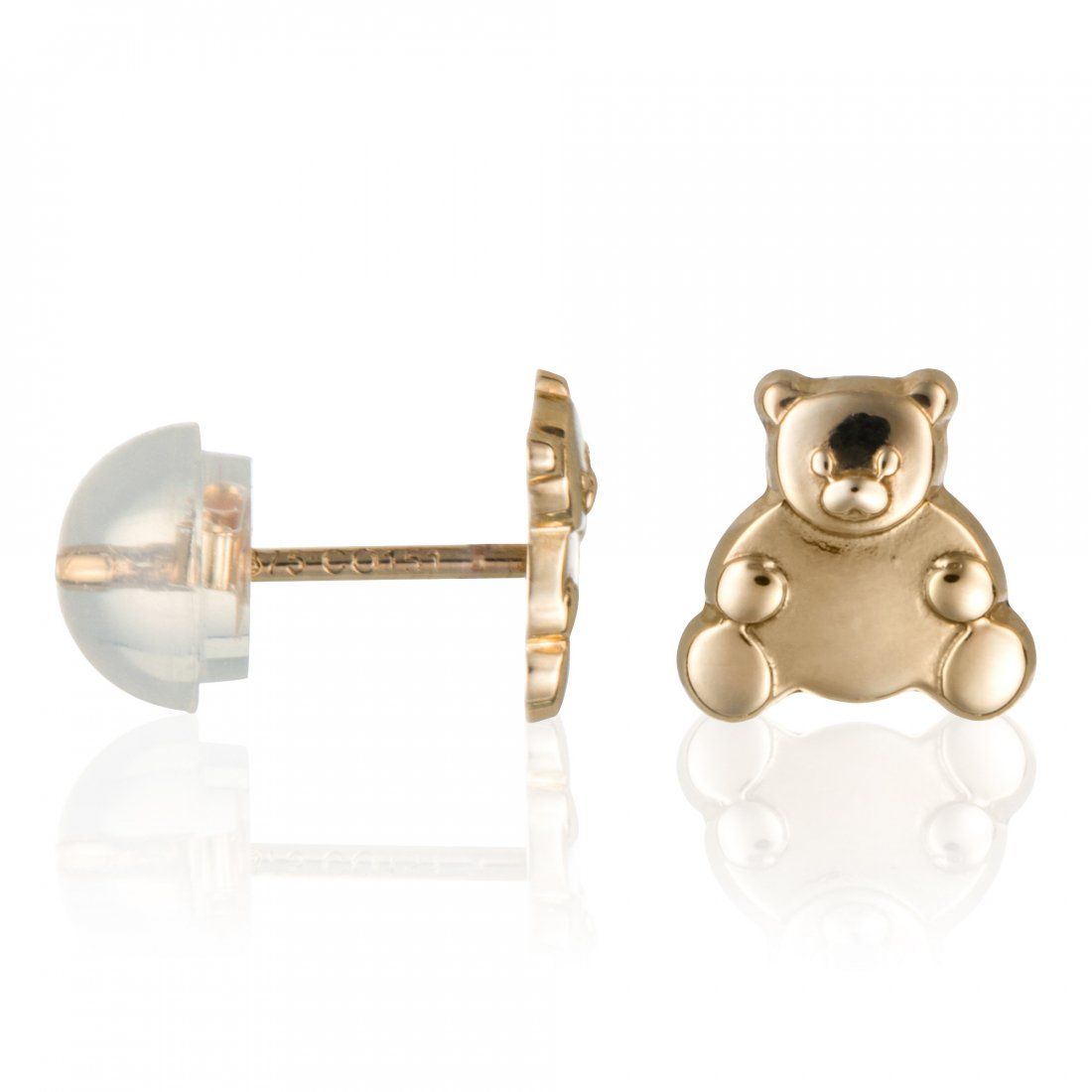 L'instant d'or - Boucles d'oreilles 'Ourson' pour Filles
