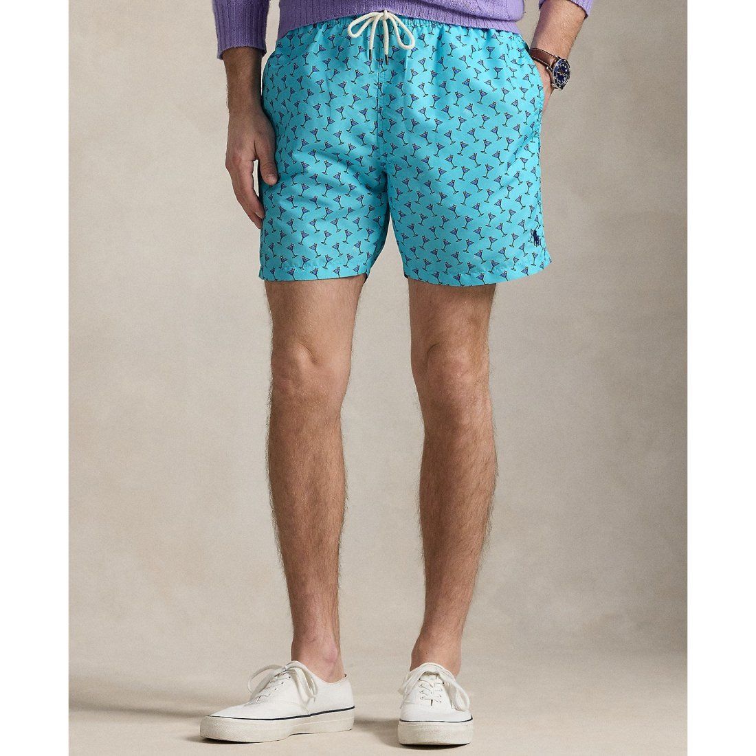 Polo ralph lauren - Short de bain '5.75-Inch Traveler Classic Printeds' pour Hommes