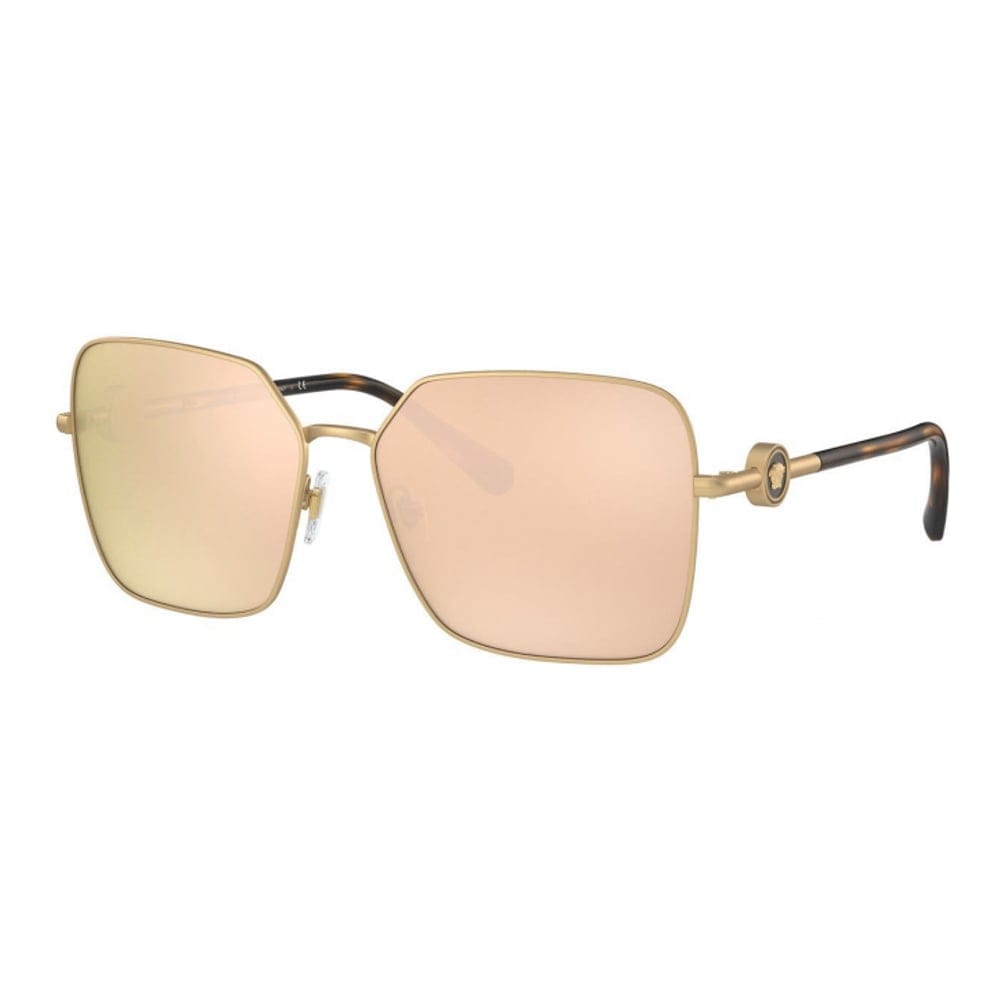 Versace - '59mm Polarized Square Sunglasses' pour Hommes