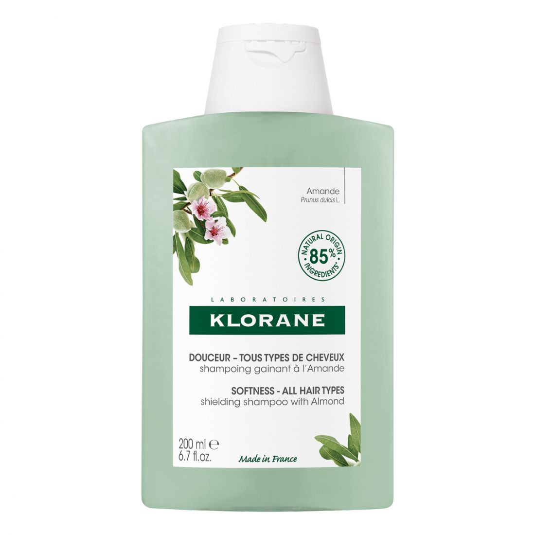 Klorane - Shampoing 'Gainant À L’Amande' - 200 ml
