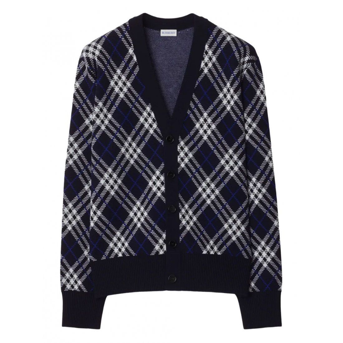 Burberry - Cardigan 'Check-Pattern' pour Hommes