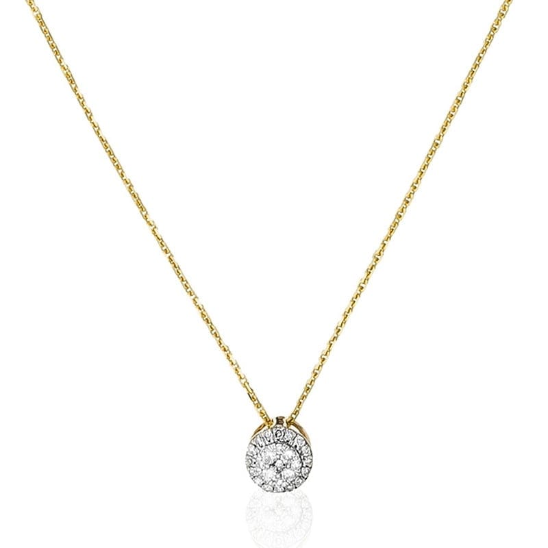 Comptoir du diamant - Pendentif sur chaine 'Mon Brillant' pour Femmes