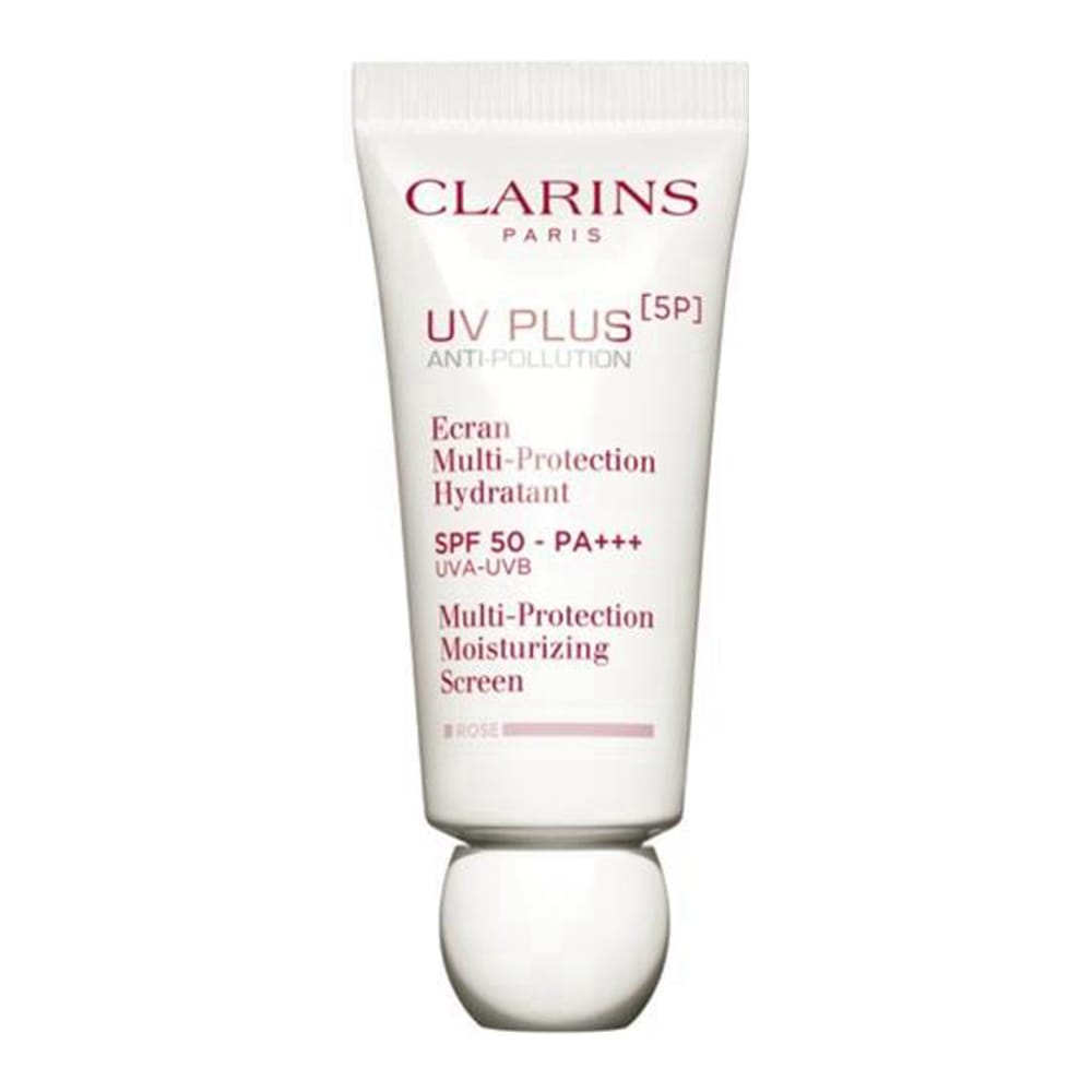 Clarins - Crème solaire pour le visage 'UV Plus Anti-Pollution SPF50' - Rose 30 ml