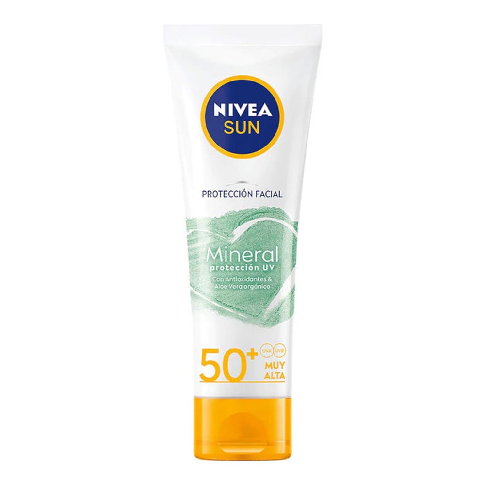 Nivea - Crème solaire pour le visage 'Sun UV Mineral Protection SPF50+' - 50 ml