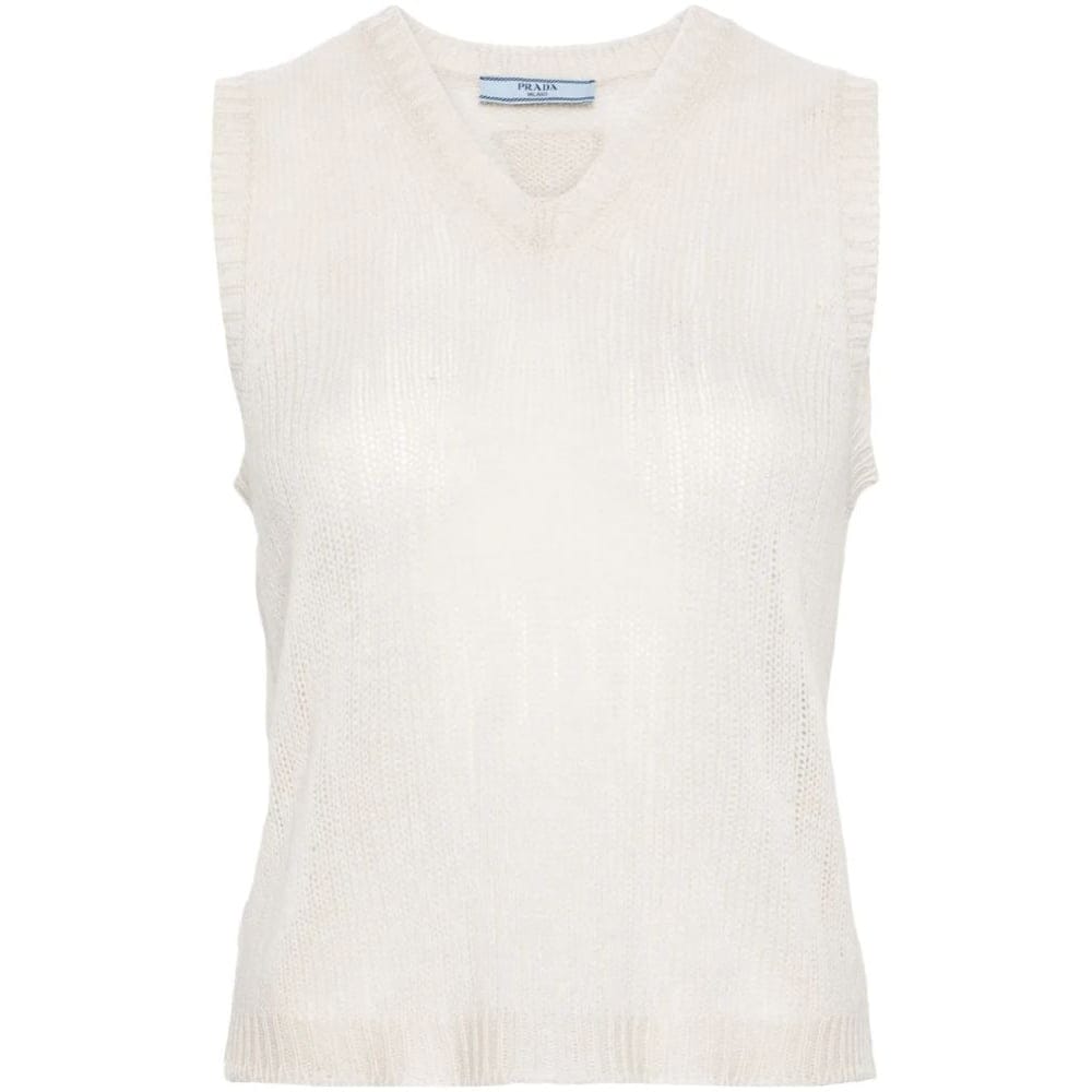Prada - Gilet 'V-Neck' pour Femmes