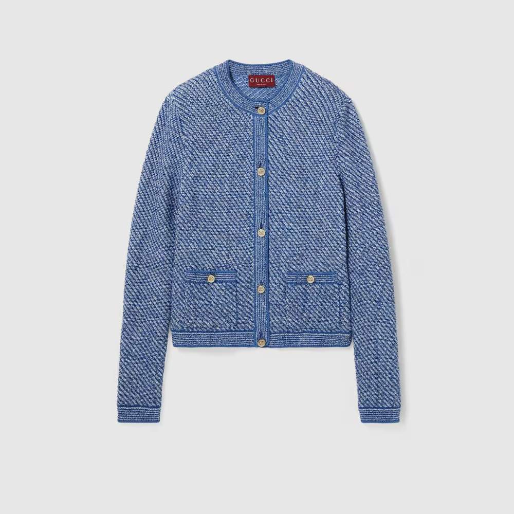 Gucci - Cardigan 'Crewneck' pour Femmes