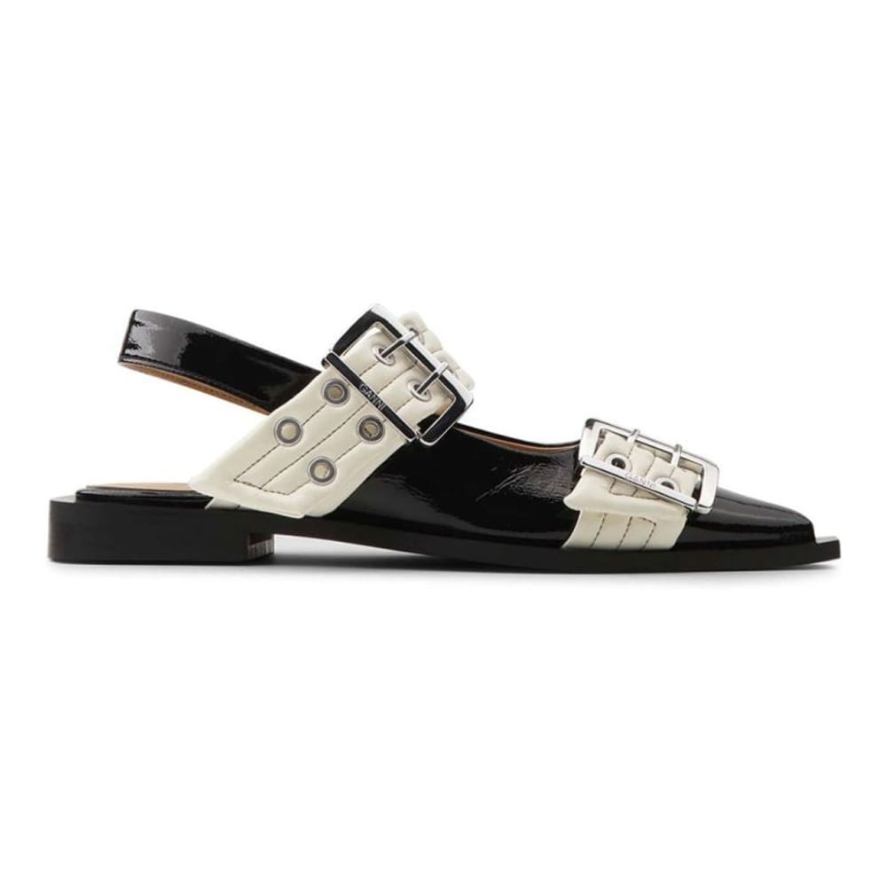 Ganni - Ballerines 'Buckle-Detail' pour Femmes
