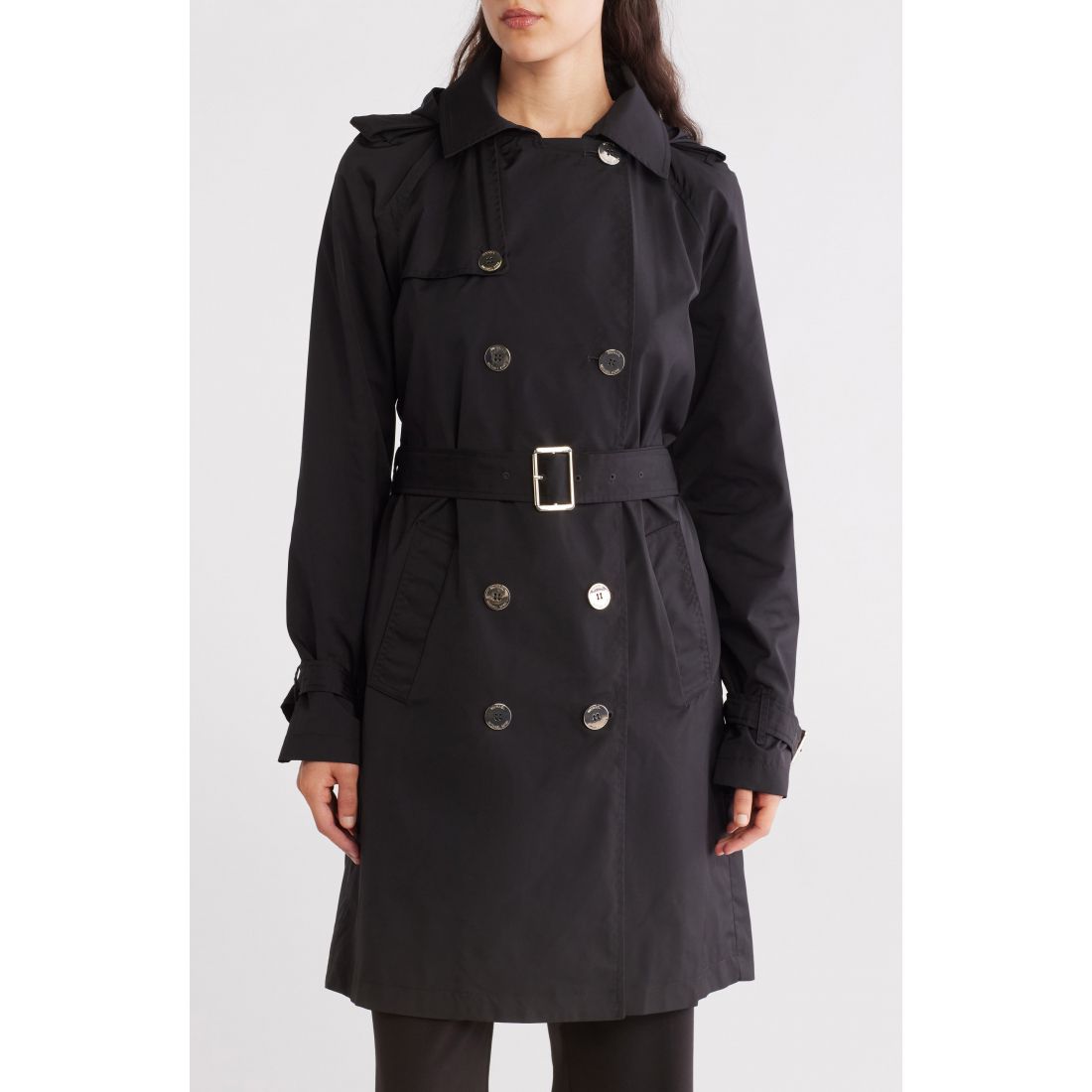 Michael kors - 'Belted Double Breasted Trench Coat' pour Femmes