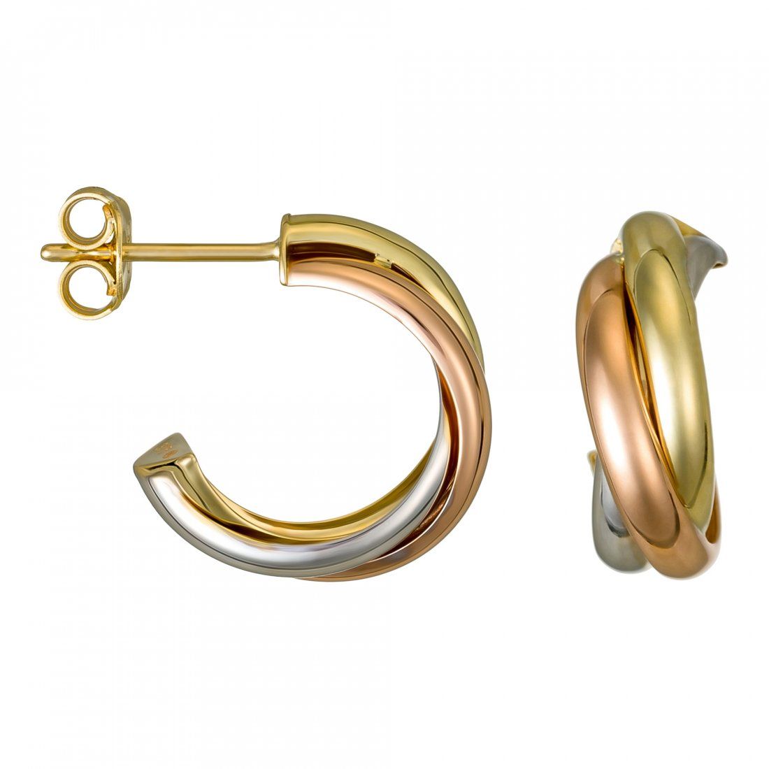 Di joya - Boucles d'oreilles 'Trio D'Or' pour Femmes