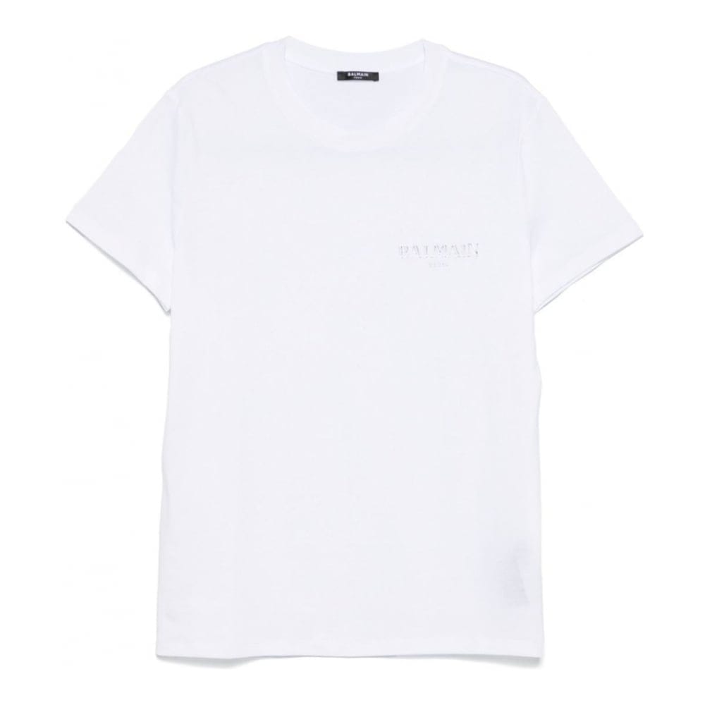 Balmain - T-shirt 'Vintage Gel-Logo' pour Hommes