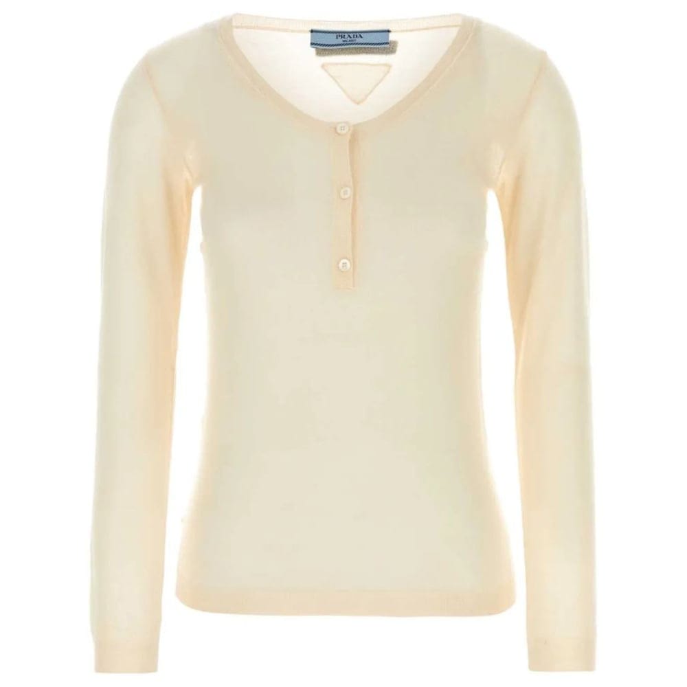 Prada - Pull 'Triangle-Logo' pour Femmes