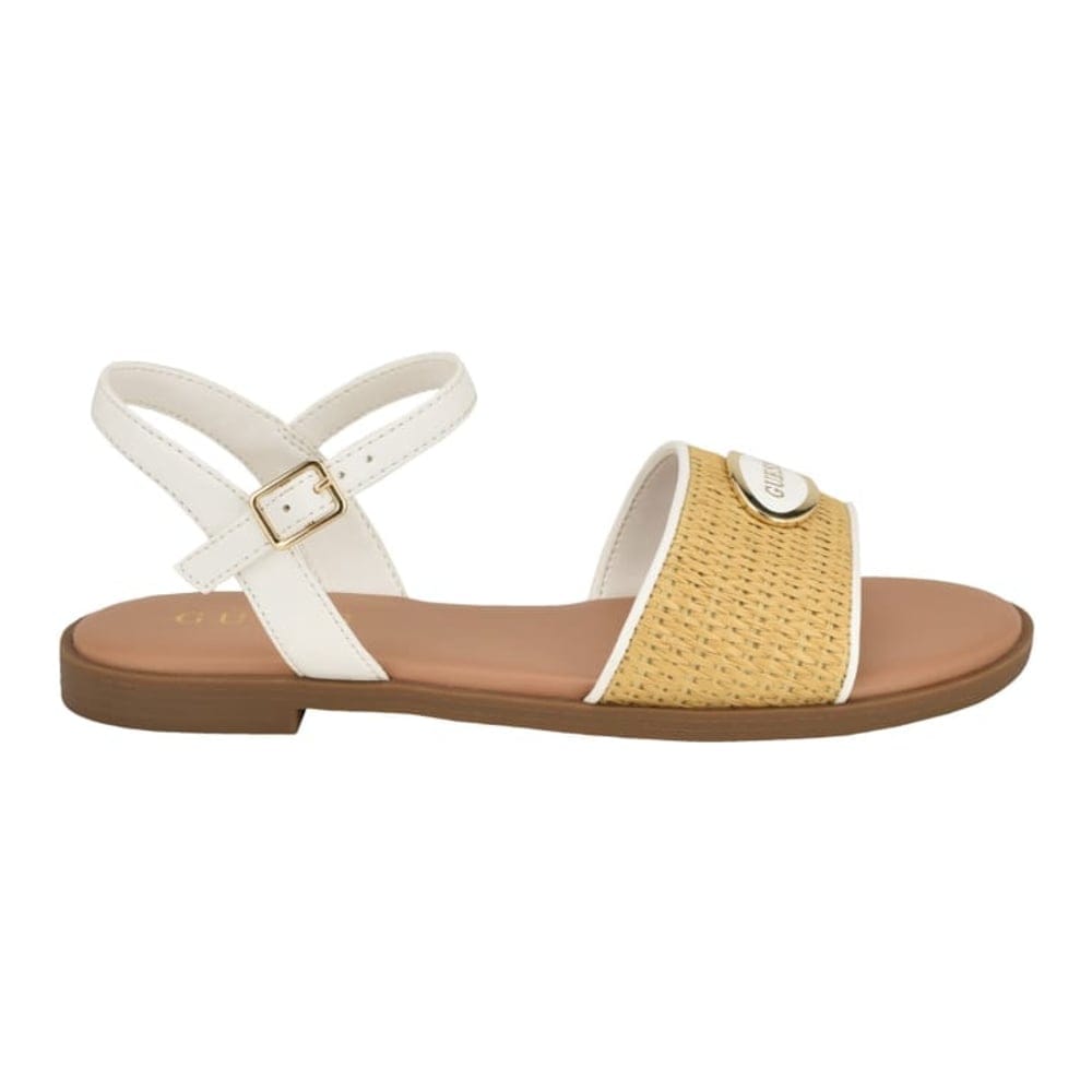 Guess - Sandales plates 'Moores Raffia Sandals' pour Femmes