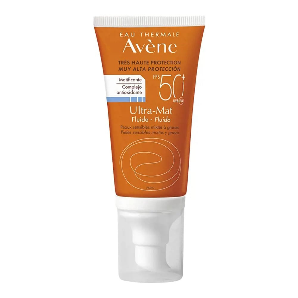 Avène - Crème solaire pour le visage 'Solaire Haute Protection Ultra-Mat Fluid SPF50+' - 50 ml