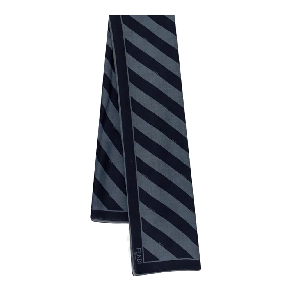 Fendi - Écharpe en laine 'Diagonal Striped Maxi' pour Hommes