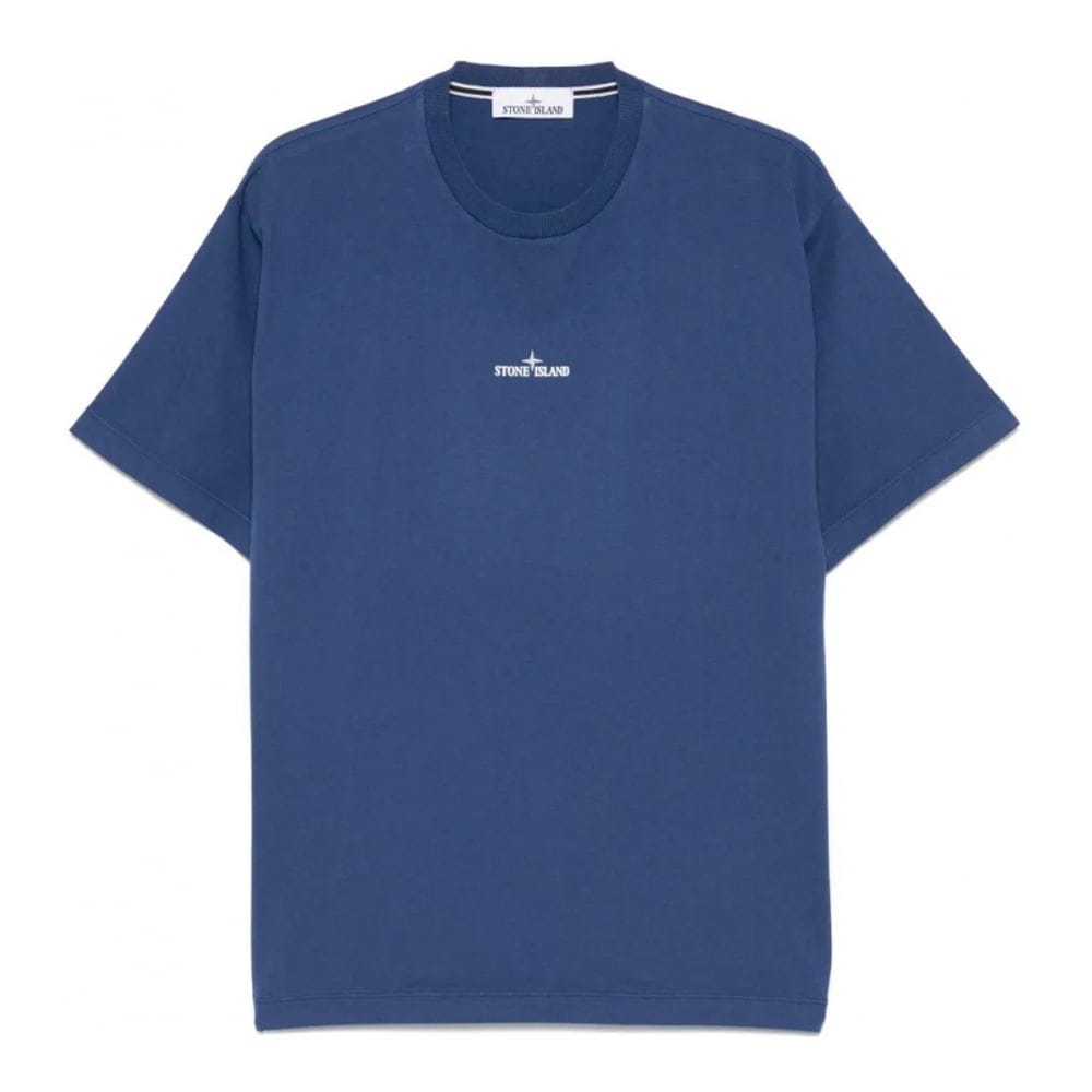 Stone island - T-shirt 'Logo-Print' pour Hommes
