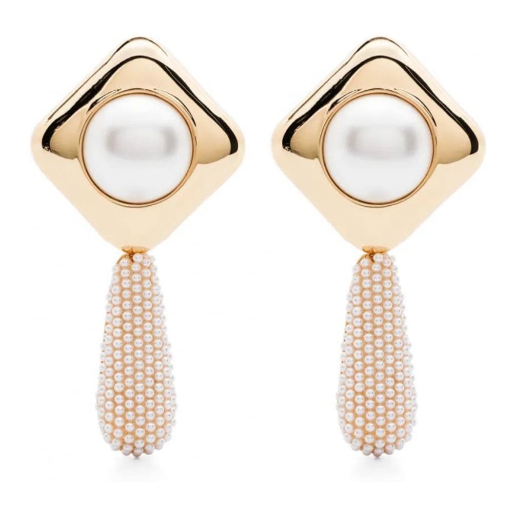 Self portrait - "Boucles d'oreilles 'Pearl Crystal' pour Femmes"-0