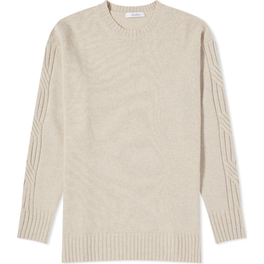 Max Mara - Pull 'Vicini Cable Sleeve' pour Femmes
