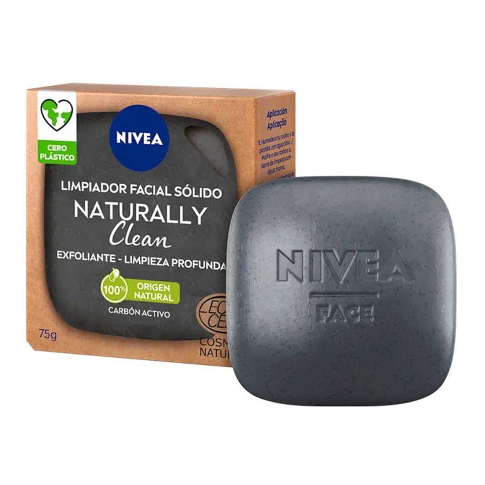 Nivea - Savon nettoyant 'Naturally Good Clean Deep' - 75 g