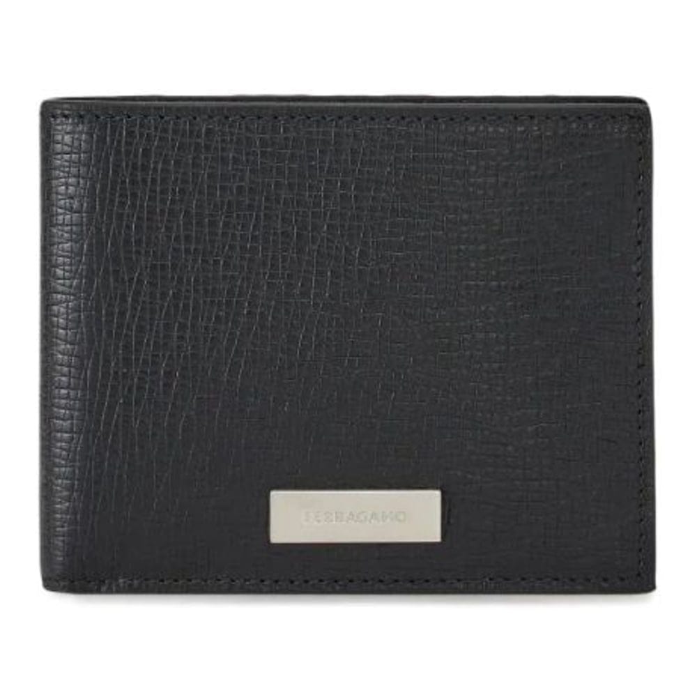 Ferragamo - Portefeuille 'Logo-Plaque Textured' pour Hommes