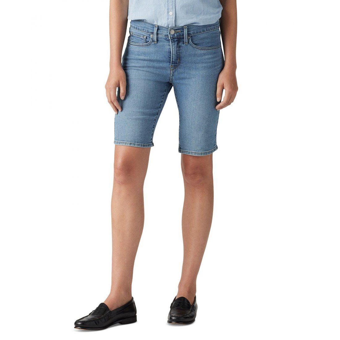 Levi's - Bermuda 'Mid-Rise Shaping' pour Femmes