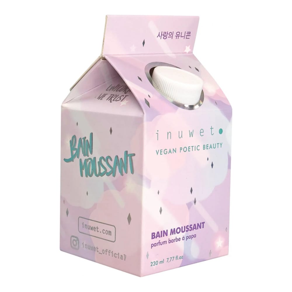 Inuwet - Bain moussant 'Milky Bath' - Barbe à Papa 230 ml