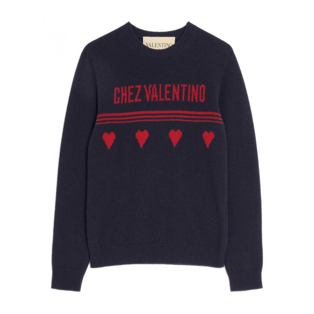 Valentino garavani - Pull 'Heart Motif Text' pour Hommes