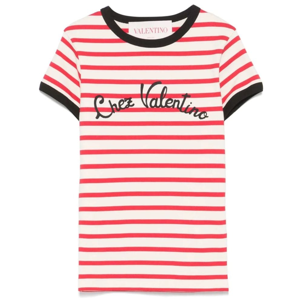 Valentino garavani - T-shirt 'Striped' pour Femmes