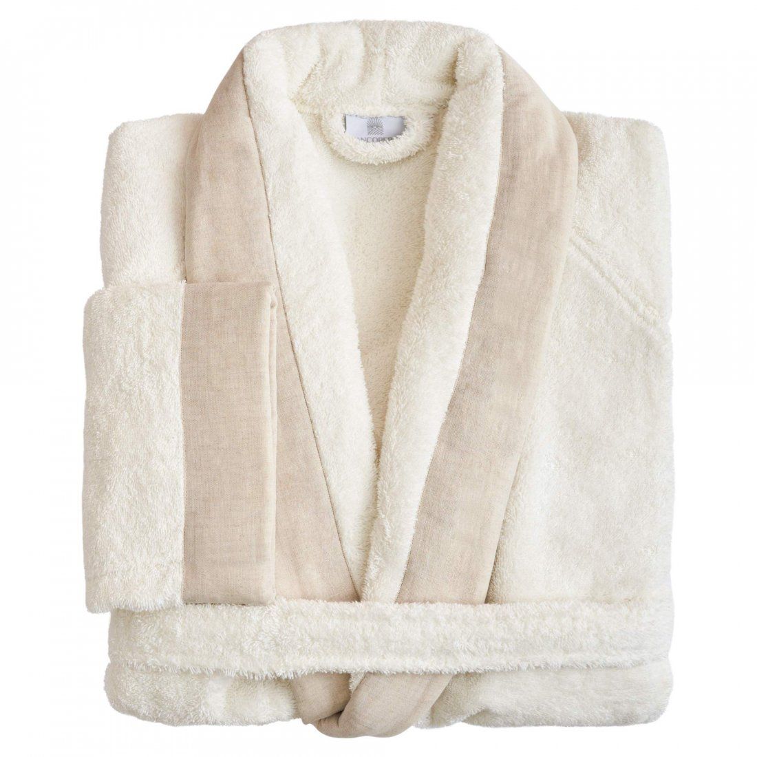 Biancoperla - Pearl Peignoir À Col Châle