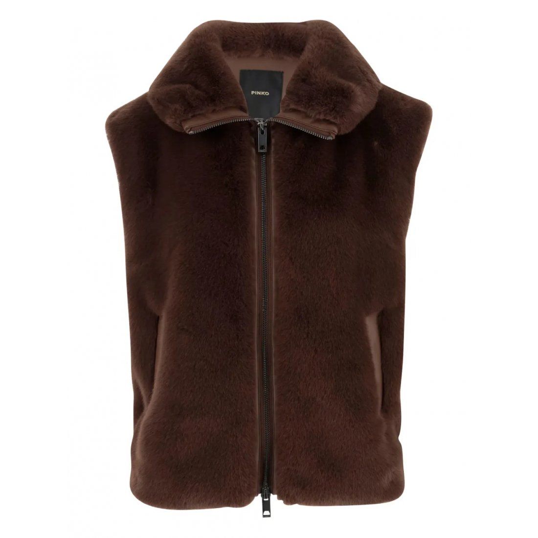 Pinko - Gilet 'Faux-Fur Zip-Up' pour Femmes