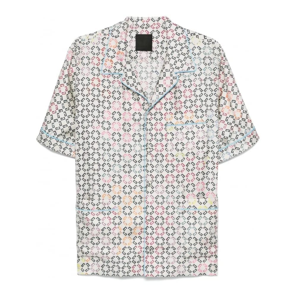 Givenchy - Chemise à manches courtes 'Logo-Print' pour Hommes
