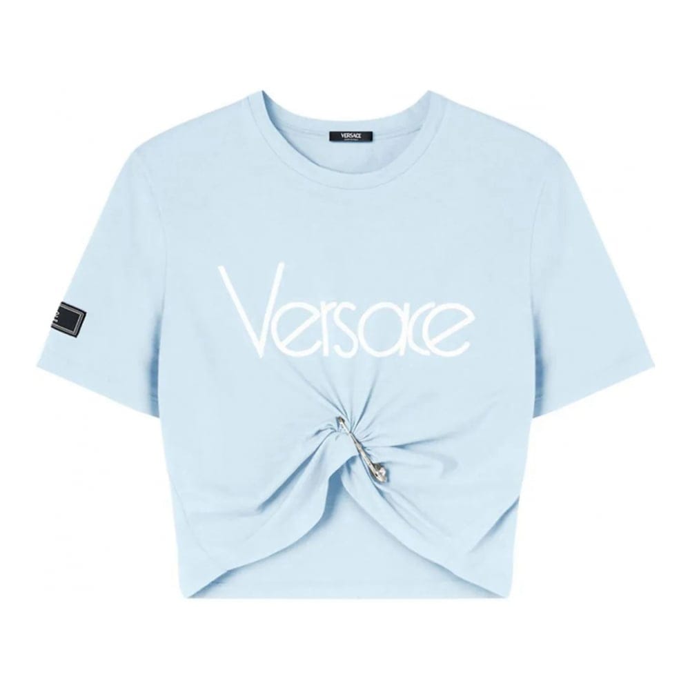 Versace - T-Shirt court 'Logo' pour Femmes