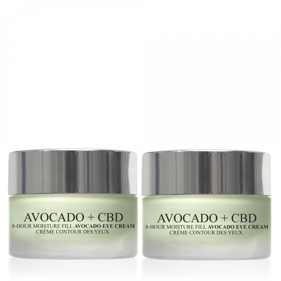 London botanical laboratories - Crème contour des yeux 'Avocado + CBD' - 15 ml, 2 Pièces