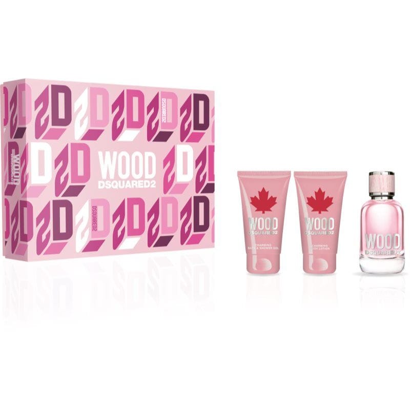 Dsquared2 - Coffret de parfum 'Wood Pour Femme' - 50 ml, 3 Pièces
