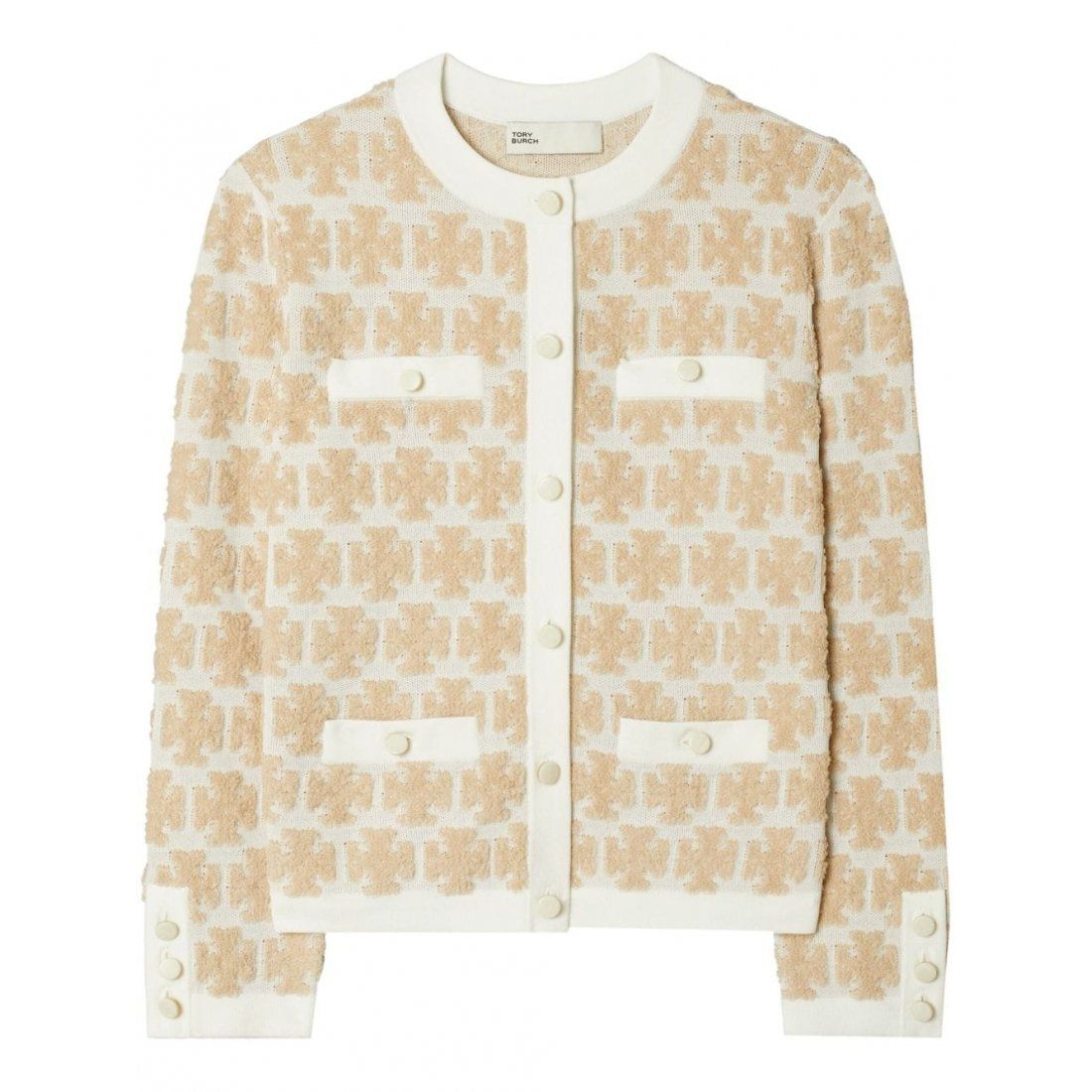 Tory burch - Cardigan 'Kendra Bouclé' pour Femmes