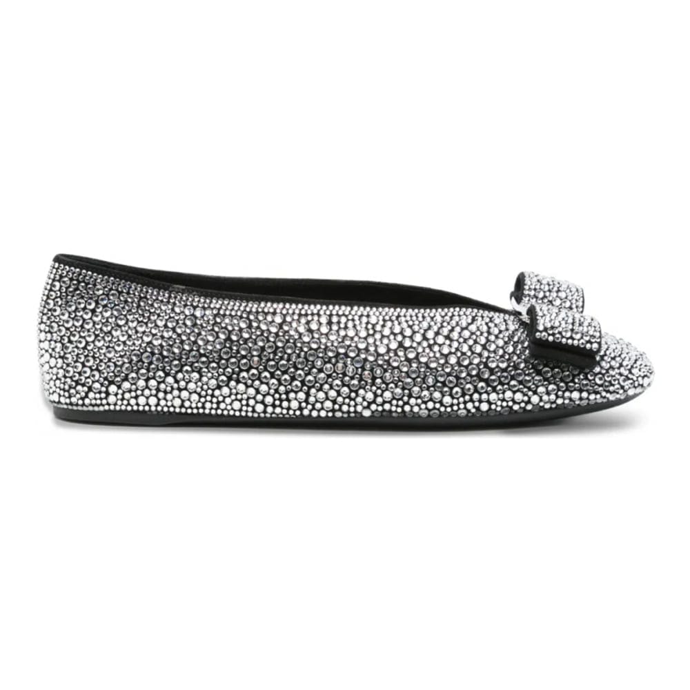 Ferragamo - Ballerines 'Crystal-Embellished' pour Femmes