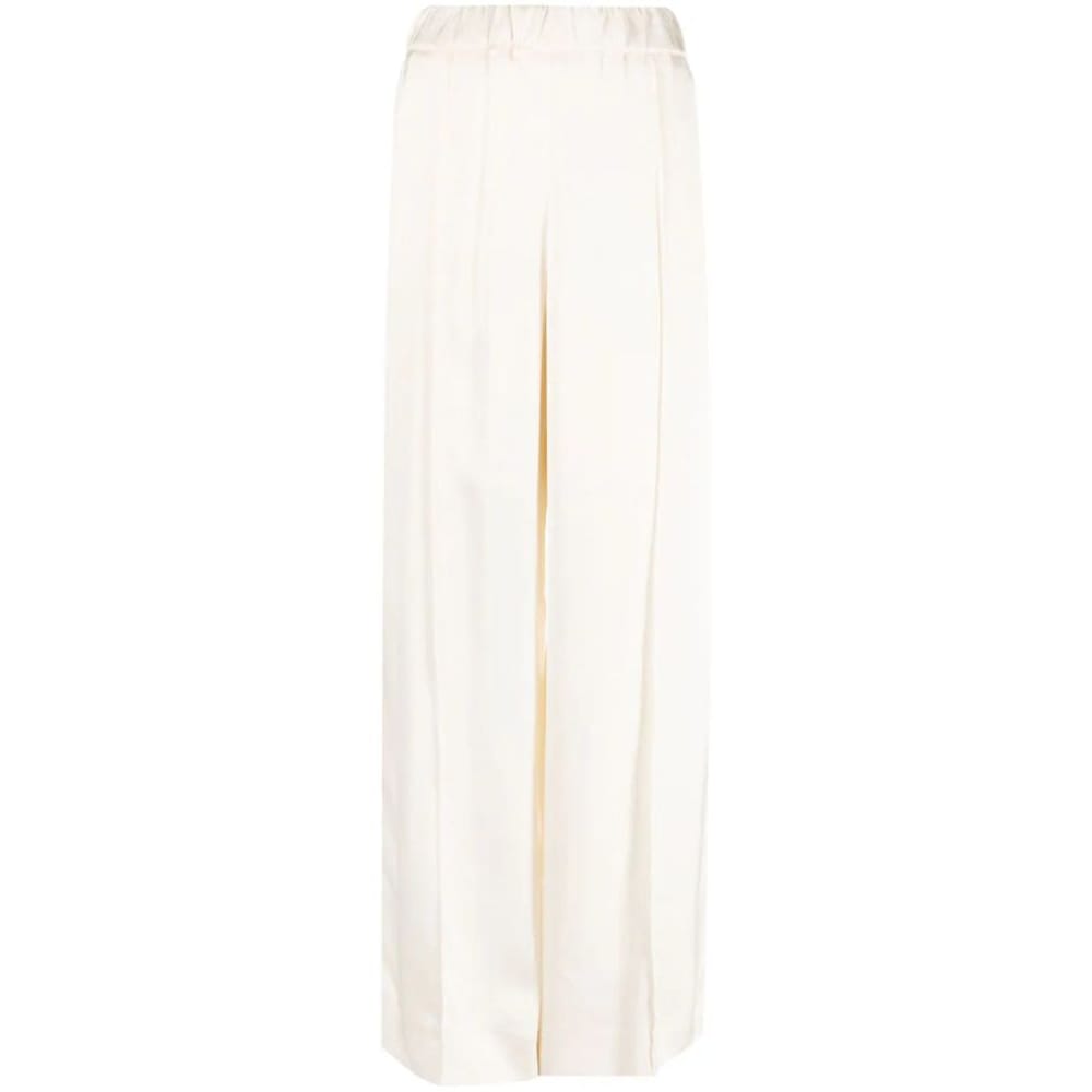 Jil sander - Pantalon 'Pressed-Crease Elasticated-Waist Flared' pour Femmes