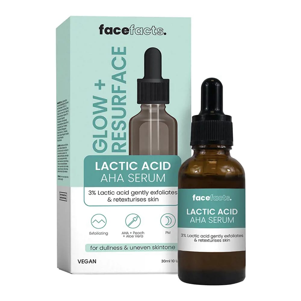 Face Facts - Sérum pour le visage 'Glow+ Resurface Lactic Acid Aha' - 30 ml