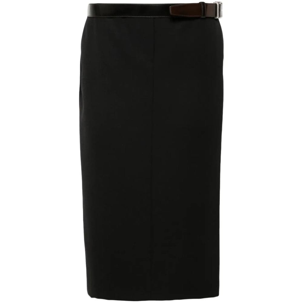 Prada - Jupe Midi 'Belted' pour Femmes