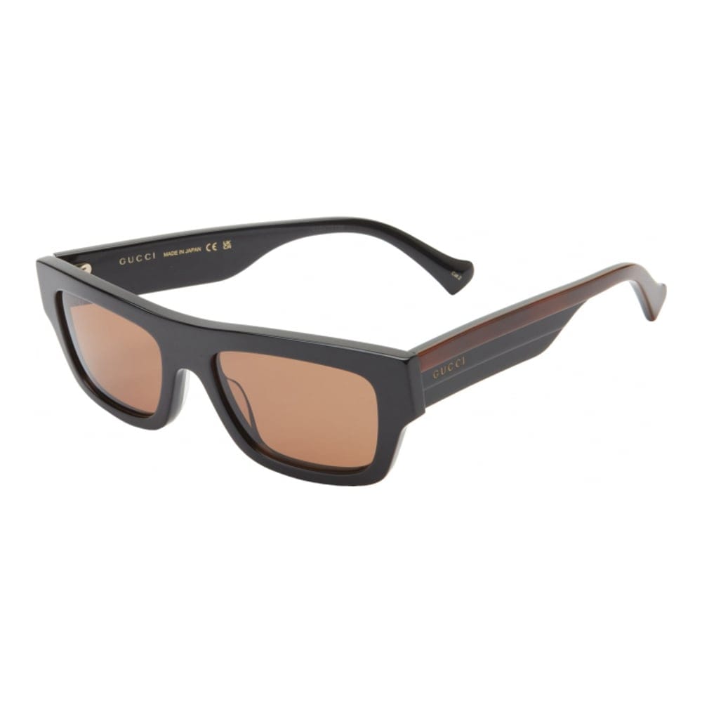 Gucci - '55mm Rectangle Sunglasses' pour Hommes