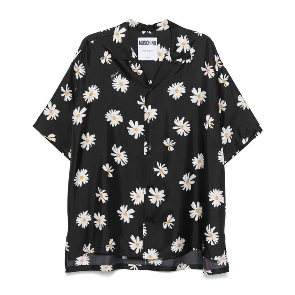 Moschino - Chemise à manches courtes 'Floral-Print' pour Hommes